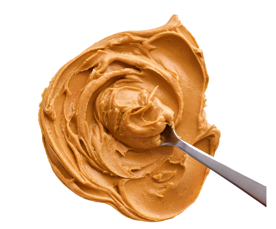 Peanut butter with spoon